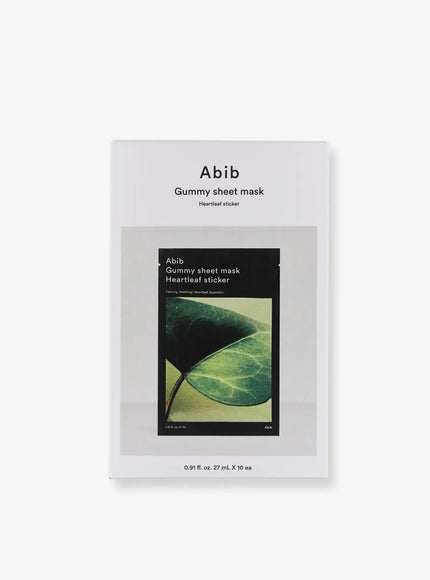 Gummy sheet mask Heartleaf sticker (10ea / 270ml)