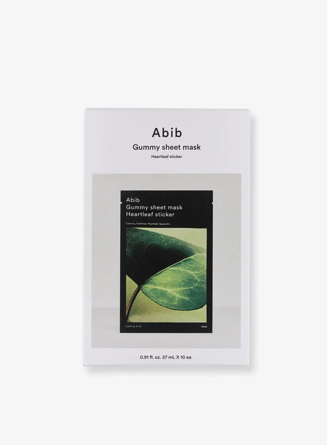 Gummy sheet mask Heartleaf sticker (10ea / 270ml)