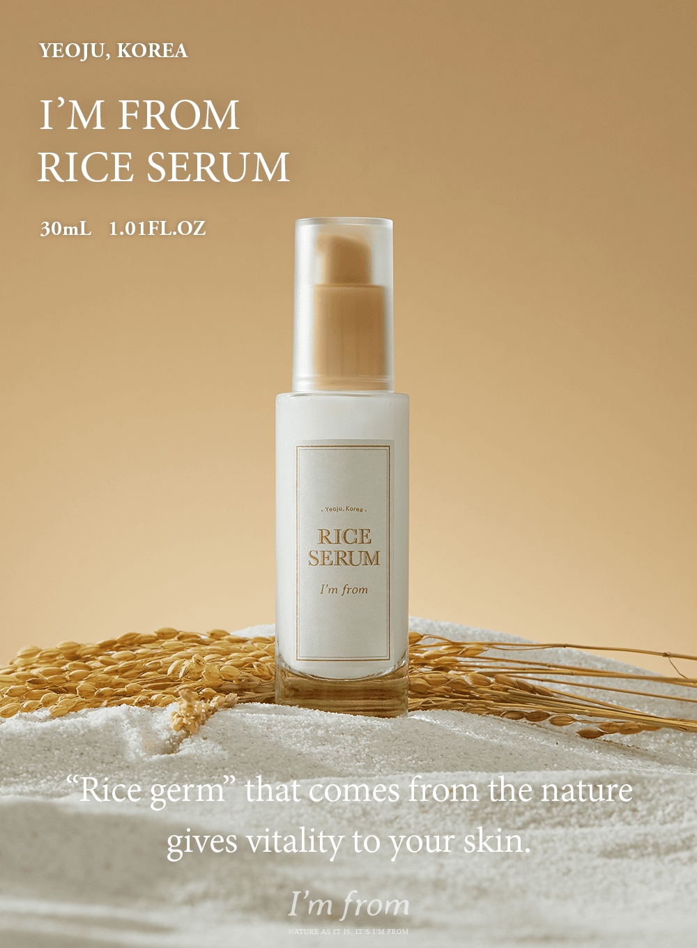 Rice Serum (30ml) - I'm from | K-BEAUTY – LEWKIN