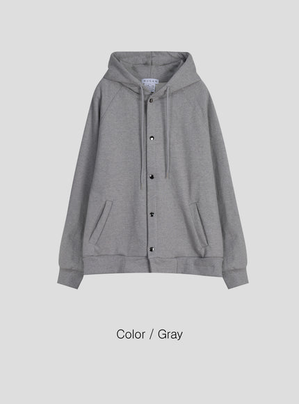 Men's Urban Buttoned Hooded Jacket IF528