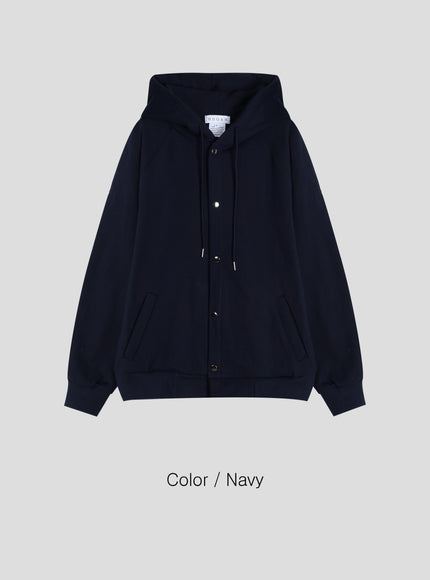 Men's Urban Buttoned Hooded Jacket IF528