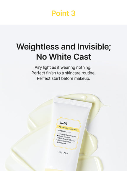 All-day Airy Sunscreen Trio Set (50g*3ea)