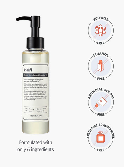 Gentle Black Fresh Cleansing Oil Trio Set (150ml*3ea)