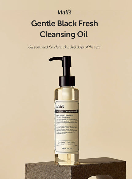 Gentle Black Fresh Cleansing Oil Trio Set (150ml*3ea)