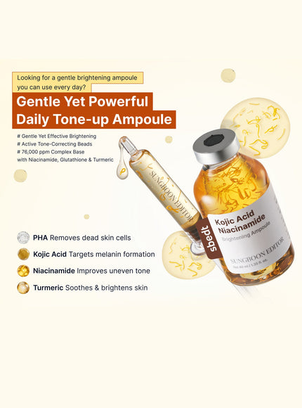 Kojic Acid Niacinamide Brightening Ampoule Duo Set (40ml*2ea)