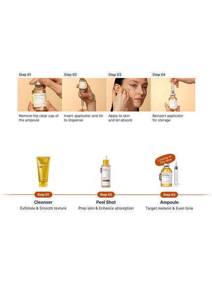 Kojic Acid Niacinamide Brightening Ampoule Duo Set (40ml*2ea)