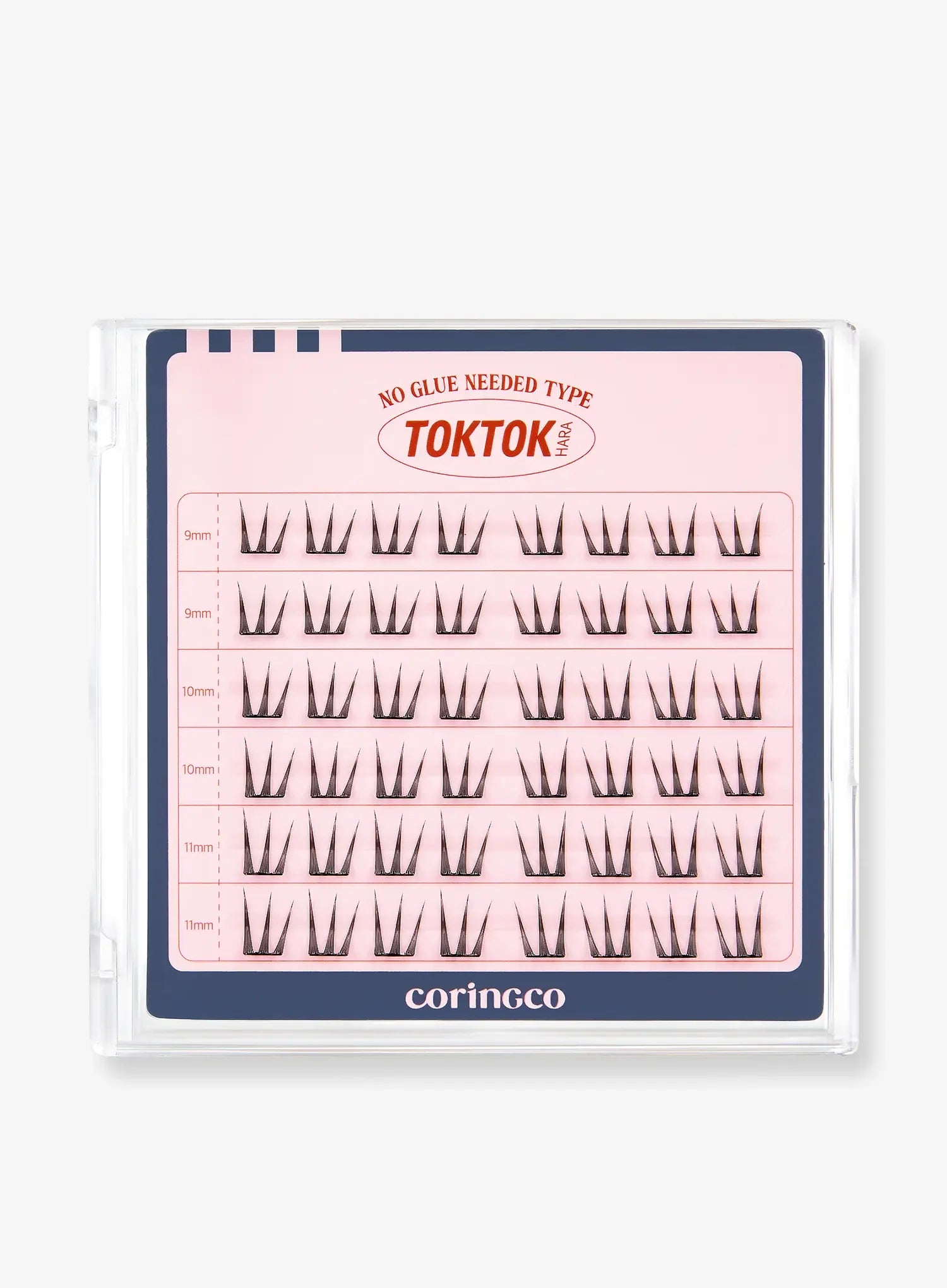 TOKTOKHARA No Glue Eyelash - Light (36pcs-90pcs)