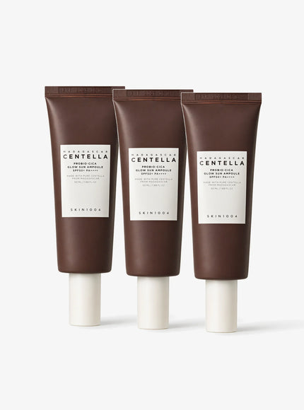 Madagascar Centella Probio-Cica Glow Sun Ampoule Trio Set (50ml*3ea) (SPF50 PA++++)