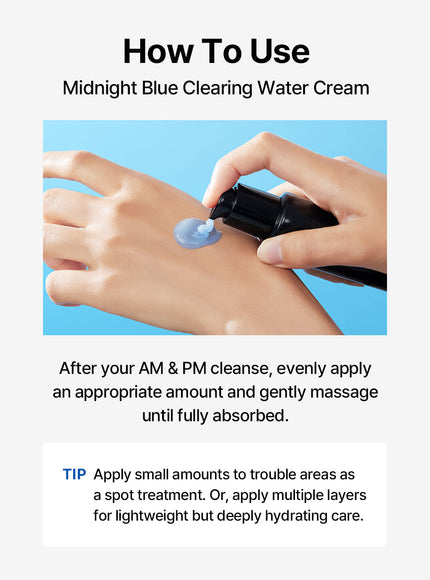 Midnight Blue Clearing Water Cream Duo Set (20g*2ea)