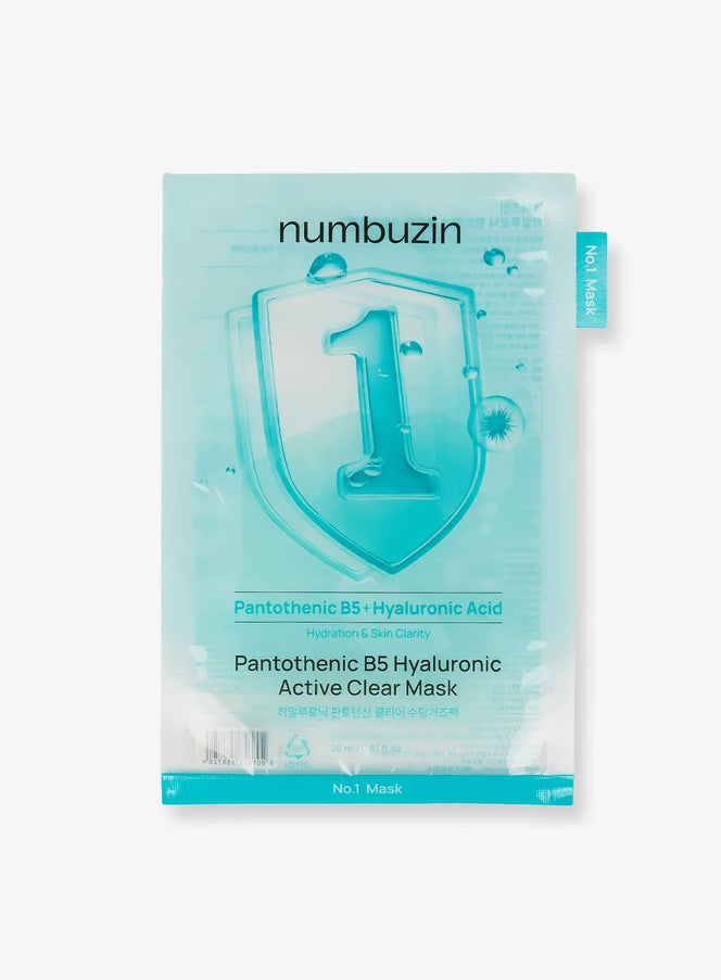 No.1 Pantothenic B5 Hyaluronic Active Clear Mask (1ea) (26ml)