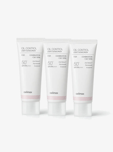 Oil Control Light Sunscreen Trio Set (40ml*3ea)