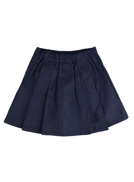 solid-pleated-denim-mini-skirt-im406