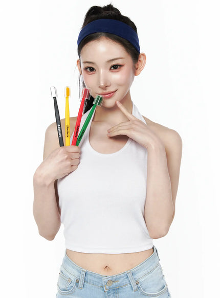 jbetters-colorful-toothbrush-1box-8pcs / Green