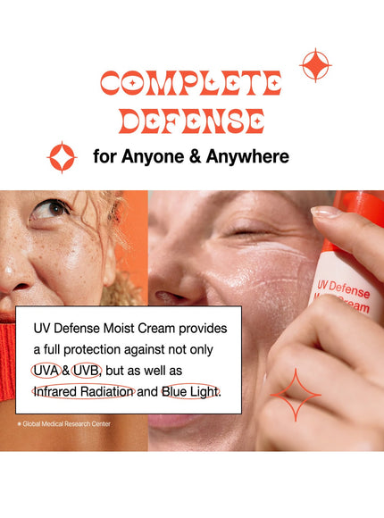 UV Defense Moist Cream SPF50+ PA++++ Trio Set (50g*3ea)