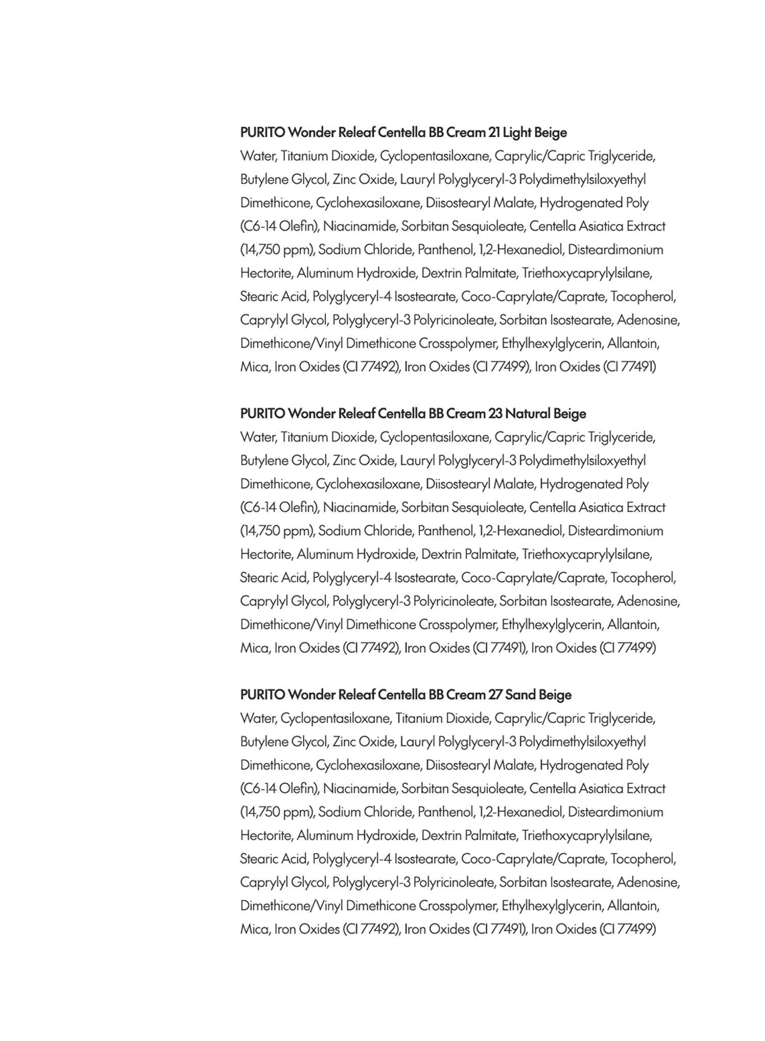 Wonder Releaf Centella BB Cream (30ml)