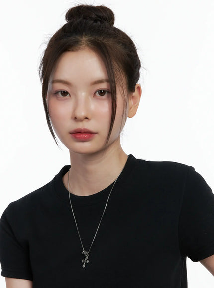 Vintage Cross Necklace IN514