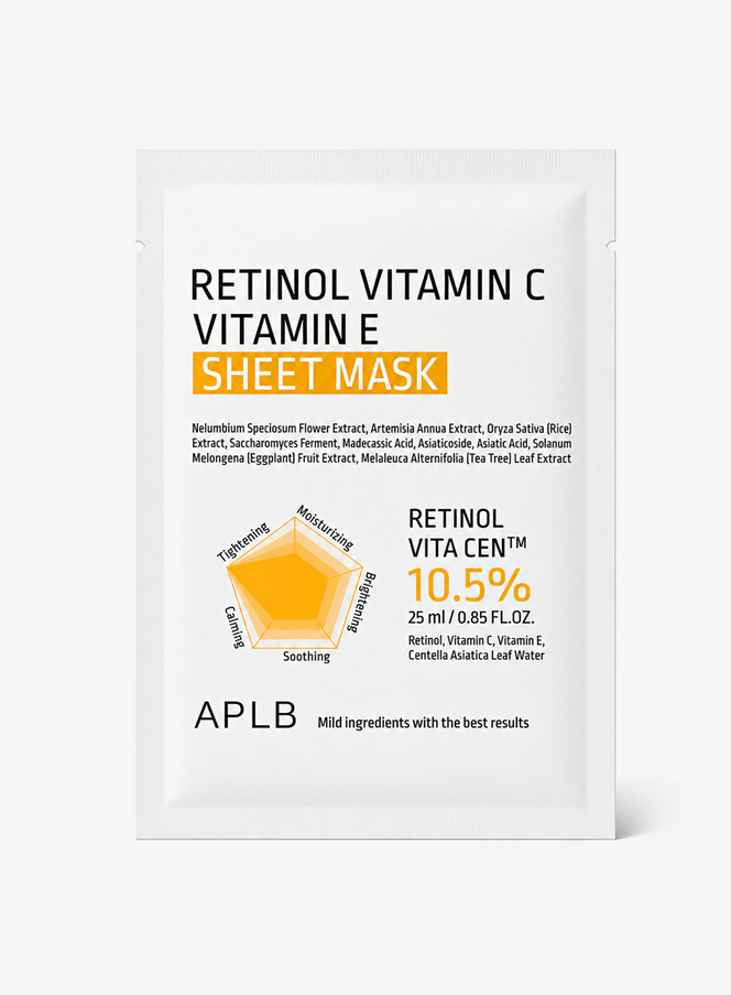 Retinol Vitamin C Vitamin E Sheet Mask (25ml / 1ea)