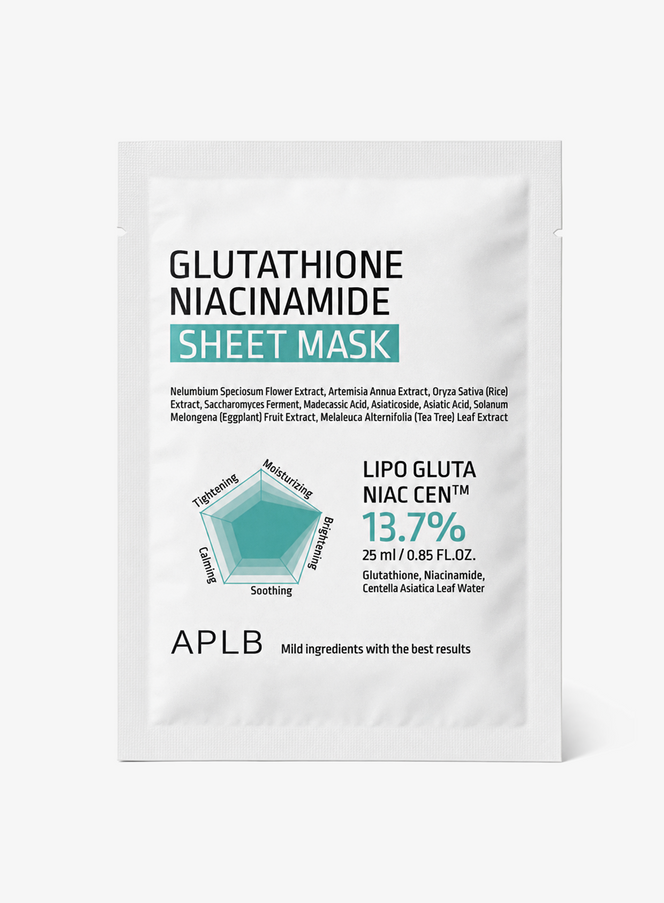 Glutathione Niacinamide Sheet Mask (25ml / 1ea)
