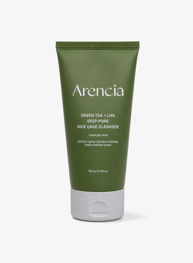 Green Tea + LA Deep Pore Rice Cake Cleanser (150g)