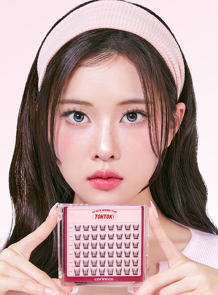 TOKTOKHARA No Glue Eyelash - Long (36pcs-54pcs)