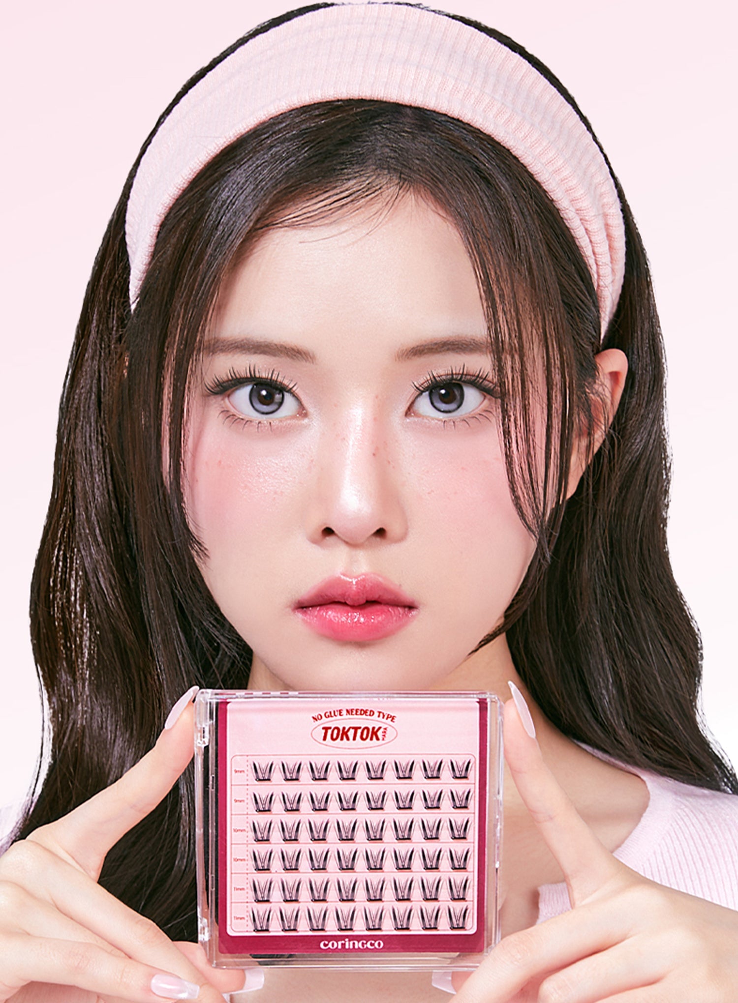 TOKTOKHARA No Glue Eyelash - Long (36pcs-54pcs)