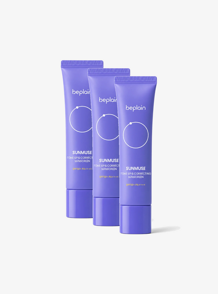 Sunmuse Tone-Up & Correcting Sunscreen Trio Set (50ml*3ea)