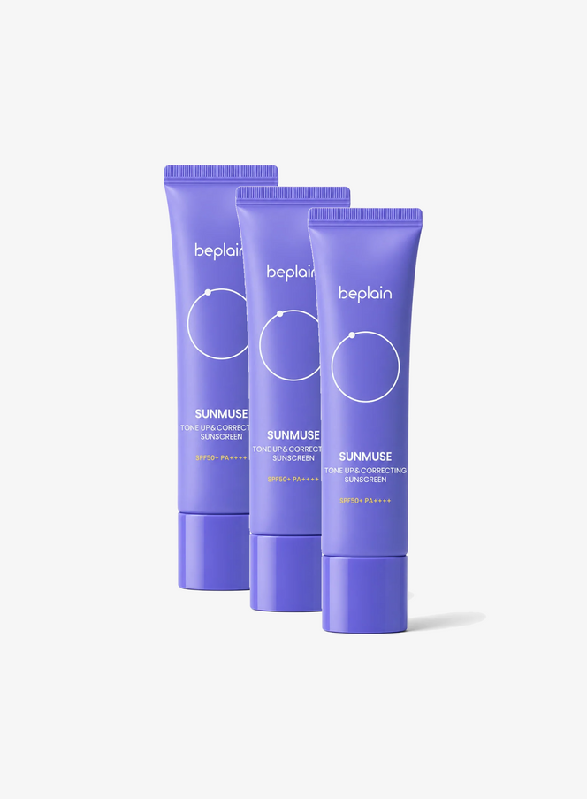 Sunmuse Tone-Up & Correcting Sunscreen Trio Set (50ml*3ea)