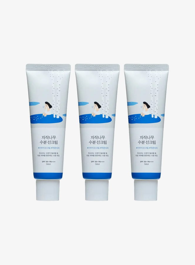 Birch Moisturizing Sunscreen Trio Set (50ml*3ea)
