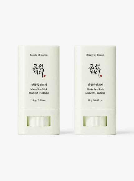 Matte Sun Stick : Mugwort + Camelia Duo Set (18g*2ea)