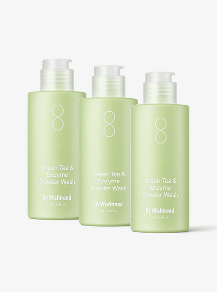 Green Tea & Enzyme Powder Wash Trio Set (110g*3ea)