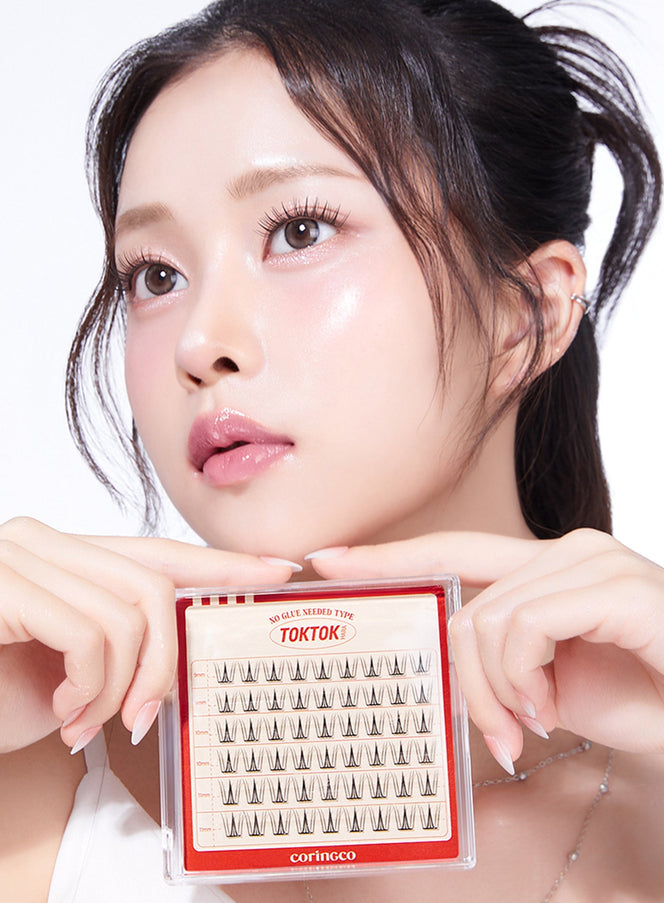 TOKTOKHARA No Glue Eyelash - Light (36pcs-90pcs)