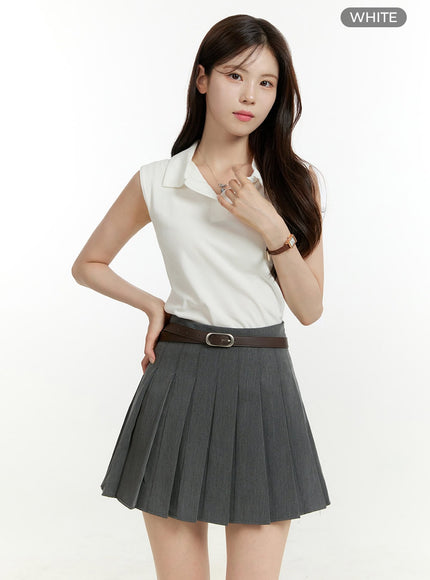 solid-sleeveless-collar-top-ou428