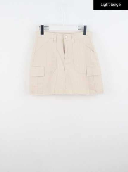 cargo-mini-skirt-cl312