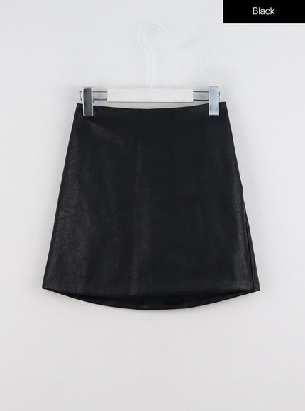 a-line-faux-leather-mini-skirt-od301