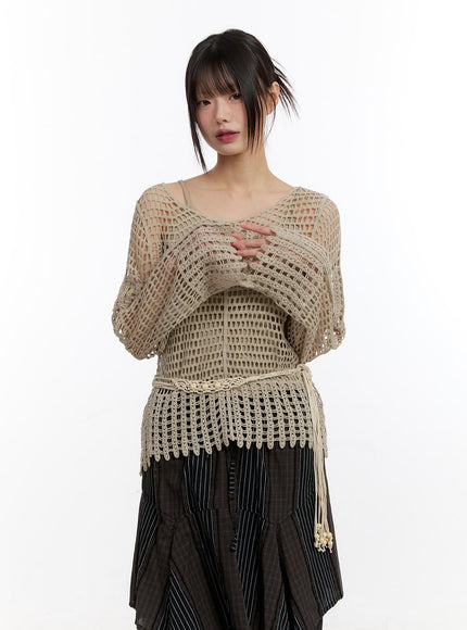 mesh-knit-sweater-with-belt-and-tank-top-ca508