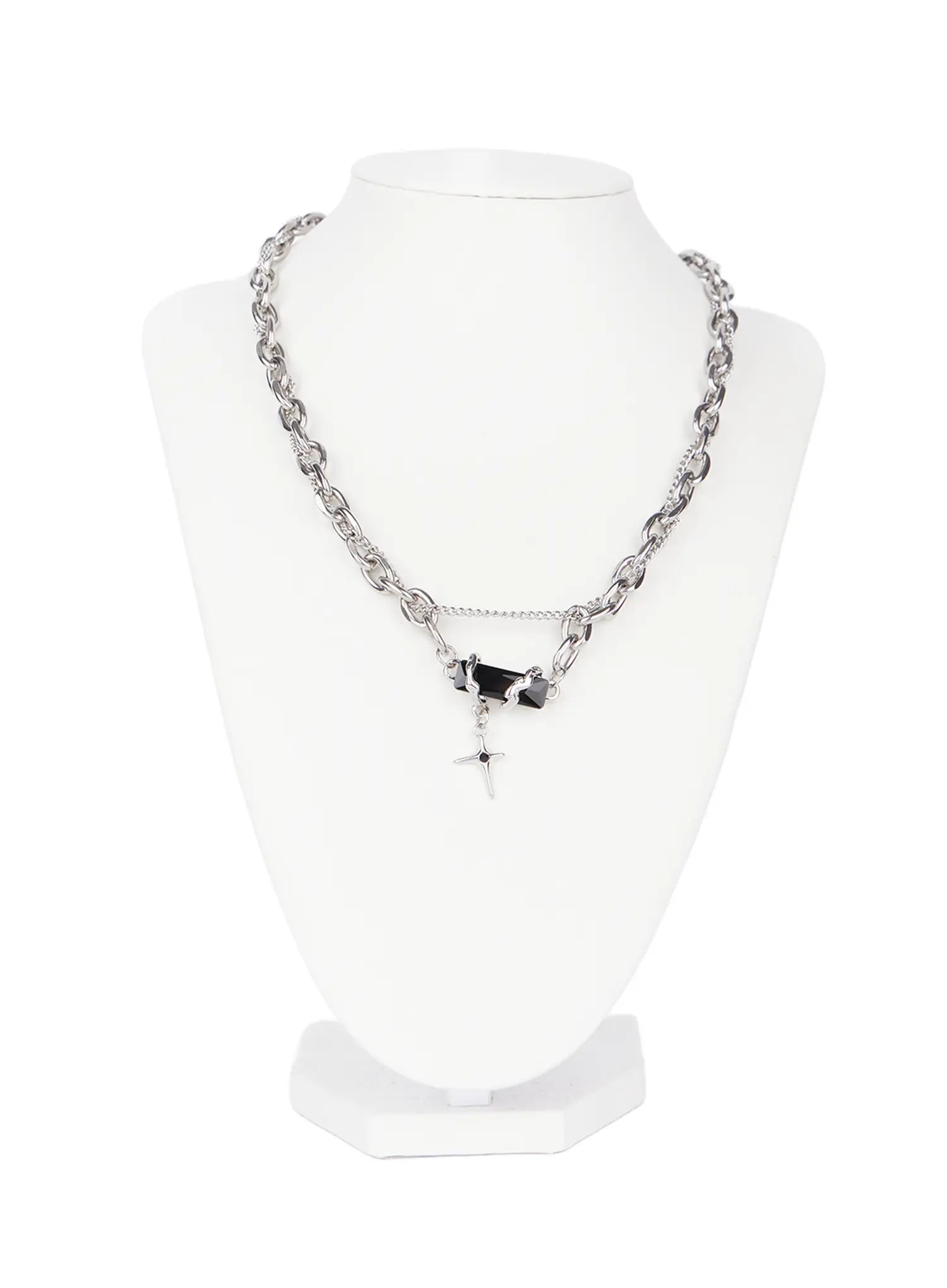 black-crystal-pendant-necklace-cg526
