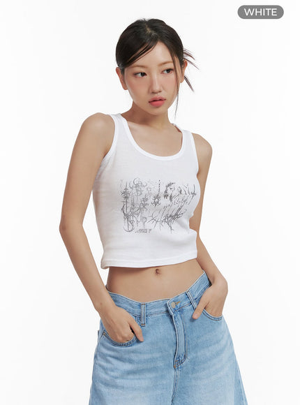 graphic-cotton-tank-crop-top-cl418