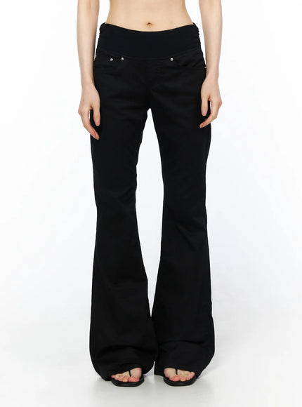 shirred-bootcut-pants-cu511