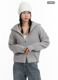 solid-knit-hoodie-zipper-cardigan-om408