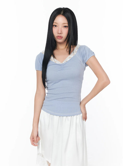 chic-lace-trimmed-shirred-tee-cy512