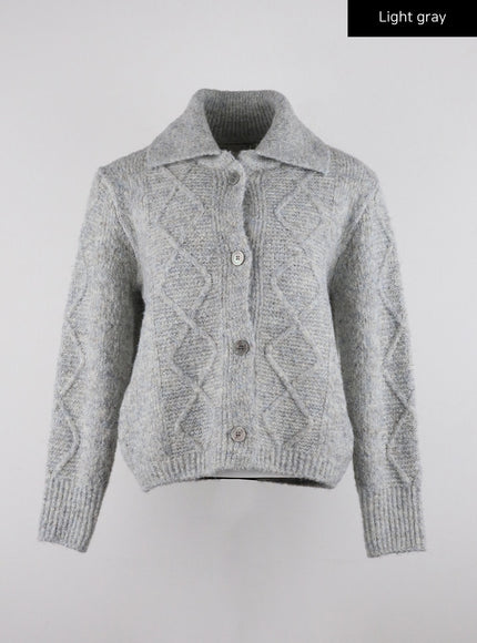 recycled-polyester-collared-cable-knit-cardigan-cd314