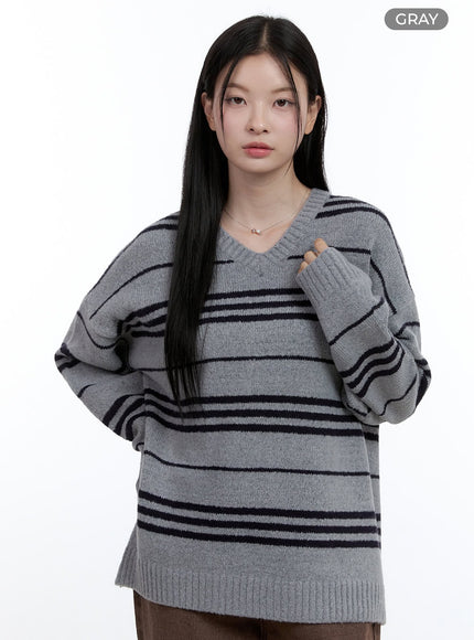 stripe-v-neck-oversized-knit-oo429