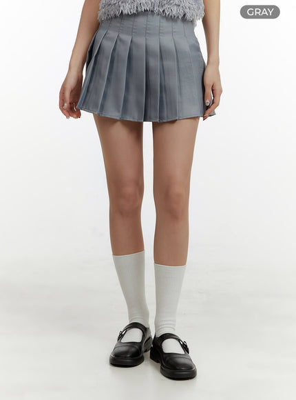 solid-pleated-mini-skirt-oy413