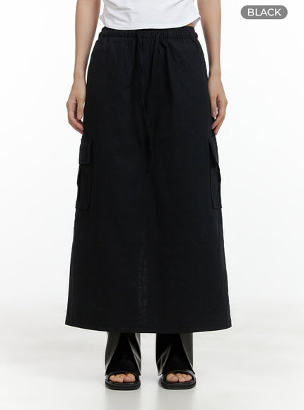 cargo-linen-maxi-skirt-cl417