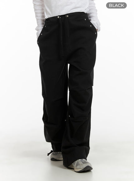 stud-string-wide-cargo-pants-ca404