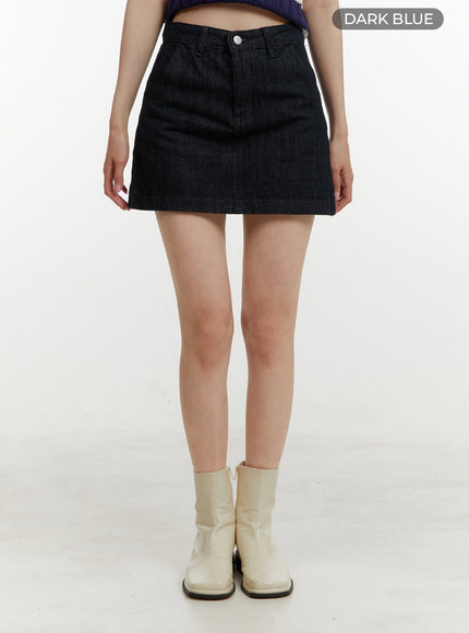 solid-denim-mini-skirt-oy409