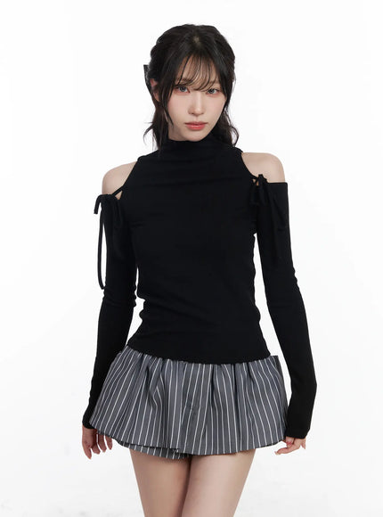 elegant-shoulder-cutout-long-sleeve-top-cj526