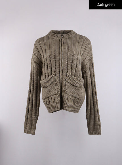 ribbed-pocket-zip-up-knit-sweater-cj422