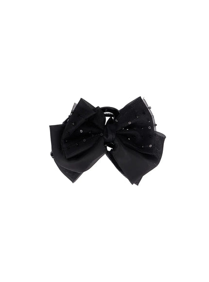 lace-beads-bow-claw-clip-f502
