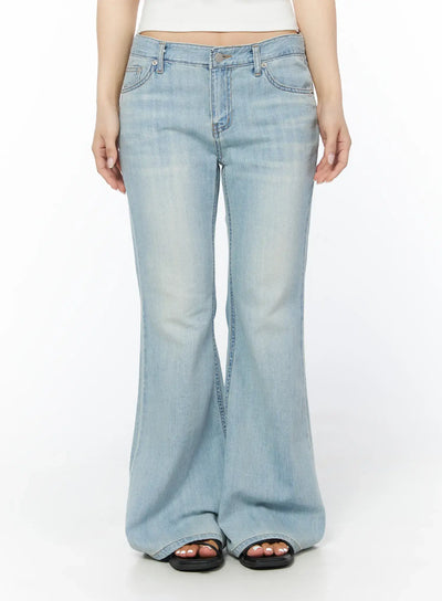 Nomi Washed Bootcut Jeans CD805